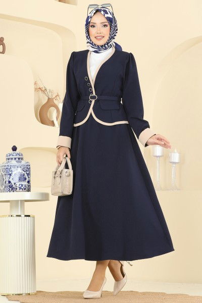 M.P. - Combined 7452MP806-MS Navy Blue