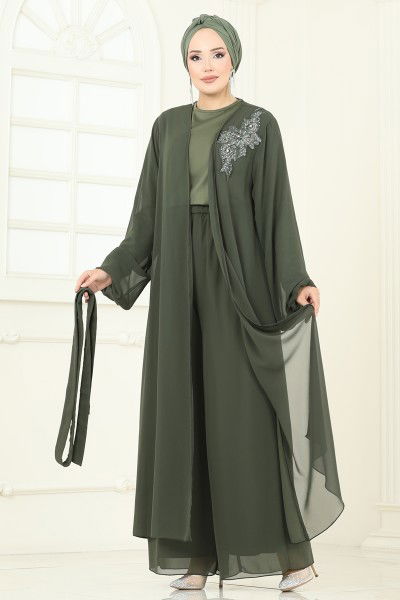 A.B. - طقم اخضر عفني 8113AB368-MS