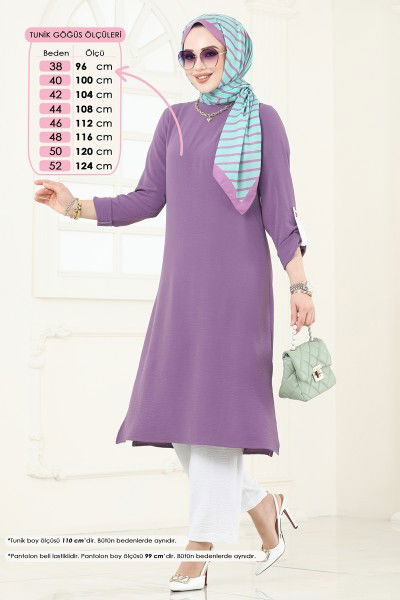 S.V.L. - Combined 9020S324-MS Lila&Ekru