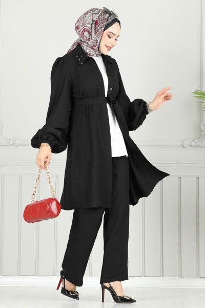 S.V.L. - طقم أسود 9038S324-MS