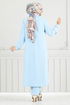 طقم أزرق فاتح 9144PL940-M - Thumbnail