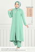 طقم أخضر باهت 9144PL940-M - Thumbnail