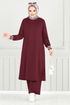 Combined 9148PL940-M Burgundy - Thumbnail