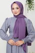 Cottony Jazz Shawl NYA052-001 Dark lilac - Thumbnail