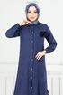De L'Avant Boutonné Hijab Équipe Numéro de pièce 815OZR1047-M Laci - Thumbnail