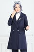 De L'Avant Boutonné Veste Équipe 2626SL890-L Laci - Thumbnail