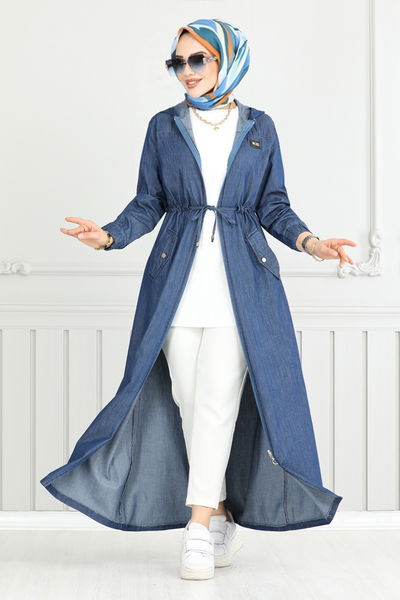 MRV M.S.S. - De L'Avant Fermeture à Glissière Jeans Ferace 325MSS941-L Sombre Jeans