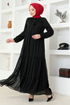 Dentelle Robe FOURMI 2205 Noir - Thumbnail