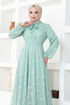 Dentelle Robe Numéro 4499 Menthe - Thumbnail