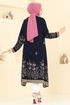 Desenli Viskon Tunik 1003ZNN863-MS Laci - Thumbnail