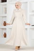 Die Bibel Kleid END5566 Beige - Thumbnail