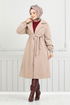 Double Breasted Collar Stamp Coat 7017TRT1045-M Vision - Thumbnail