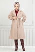 Double Breasted Collar Stamp Coat 7017TRT1045-M Vision - Thumbnail