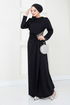 Drapeli Hijab Robe 5026SL890-L Noir - Thumbnail