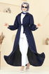 Dress 0037BG354-MS Navy Blue - Thumbnail