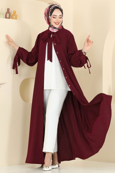 B.G.S. - Dress 0039BG354-MS Burgundy