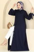 Dress 0039BG354-MS Navy Blue - Thumbnail