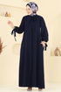 Dress 0039BG354-MS Navy Blue - Thumbnail
