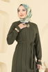 الفستان اخضر عفني 004MT581-MS - Thumbnail