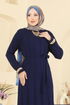 Dress 004MT581-MS Navy Blue - Thumbnail