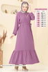 Dress 009MR1078-MS Dark Lilac - Thumbnail