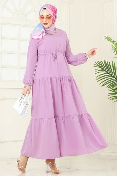 M.R. - Dress 014MR1078-MS Lilac
