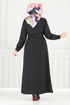 الفستان أسود 019MR1077-M - Thumbnail