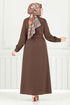 Dress 019MR1077-M Brown - Thumbnail