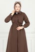 Dress 019MR1077-M Brown - Thumbnail
