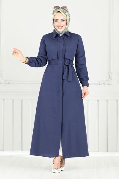 MRV M.R. - Dress 019MR1077-M Navy Blue