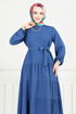 Dress 020MR1077-M Indigo - Thumbnail
