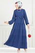 Dress 020MR1078-MS Indigo - Thumbnail