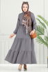 Dress 024MR1078-MS Anthracite - Thumbnail