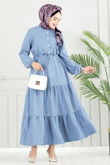 M.R. - Dress 024MR1078-MS Baby Blue