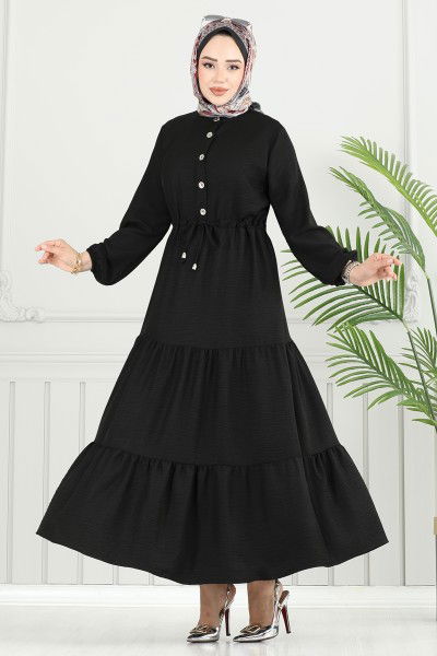 M.R. - Dress 024MR1078-MS Black