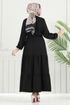 الفستان أسود 024MR1078-MS - Thumbnail