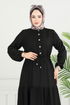 الفستان أسود 024MR1078-MS - Thumbnail