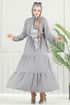 Dress 024MR1078-MS Gray - Thumbnail