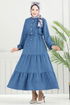 Dress 024MR1078-MS Indigo - Thumbnail