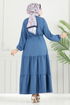 Dress 024MR1078-MS Indigo - Thumbnail