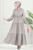 M.R. - Dress 025MR1078-MS Gray