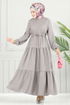 Dress 025MR1078-MS Gray - Thumbnail