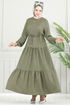 Dress 025MR1078-MS Khaki - Thumbnail