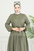 Dress 025MR1078-MS Khaki - Thumbnail