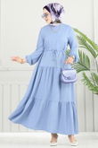 M.R. - Dress 025MR1078-MS Light Baby Blue