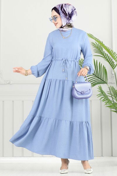 M.R. - Dress 025MR1078-MS Light Baby Blue