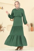 E.R.K. - Dress 1062ERK1158-MS Mold Green