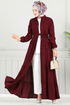 Dress 1124BG354-MS Burgundy - Thumbnail