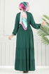 Dress 1124BG354-MS Emerald - Thumbnail