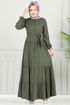 Dress 1124BG354-MS Khaki - Thumbnail